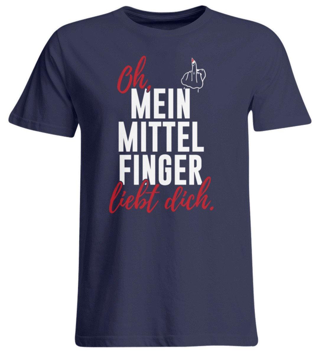 Oh, mein Mittelfinger liebt dich. - Übergrößenshirt