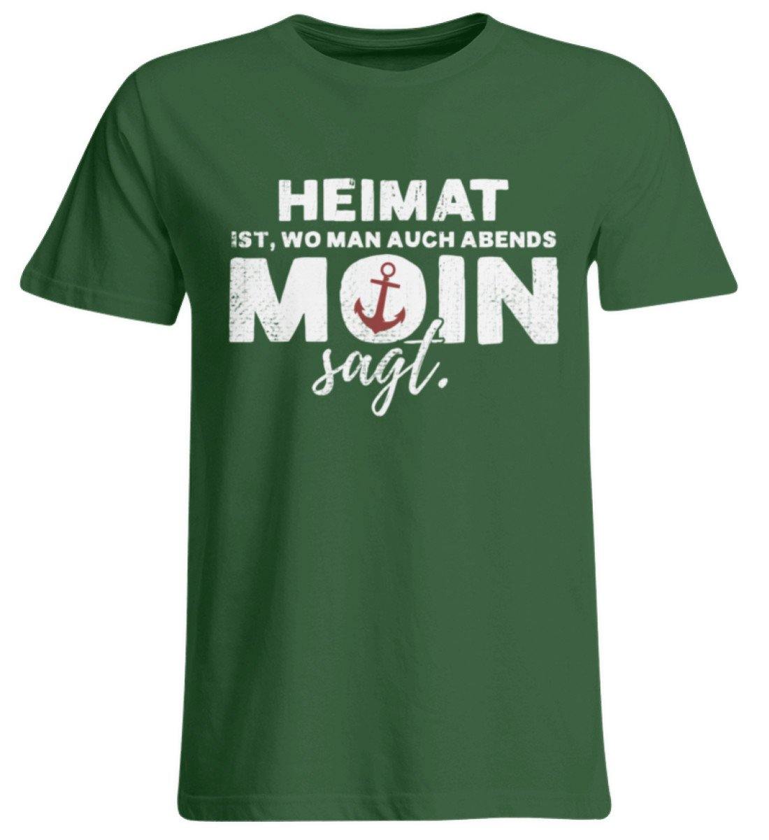 Abends Moin sagt - Norddeutsch - Übergrößenshirt