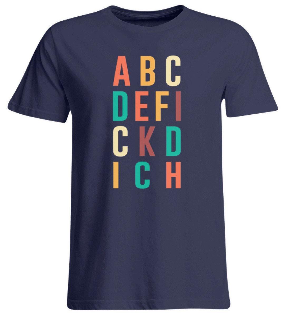 ABCDEFICKDICH - Words on Shirts - Übergrößenshirt