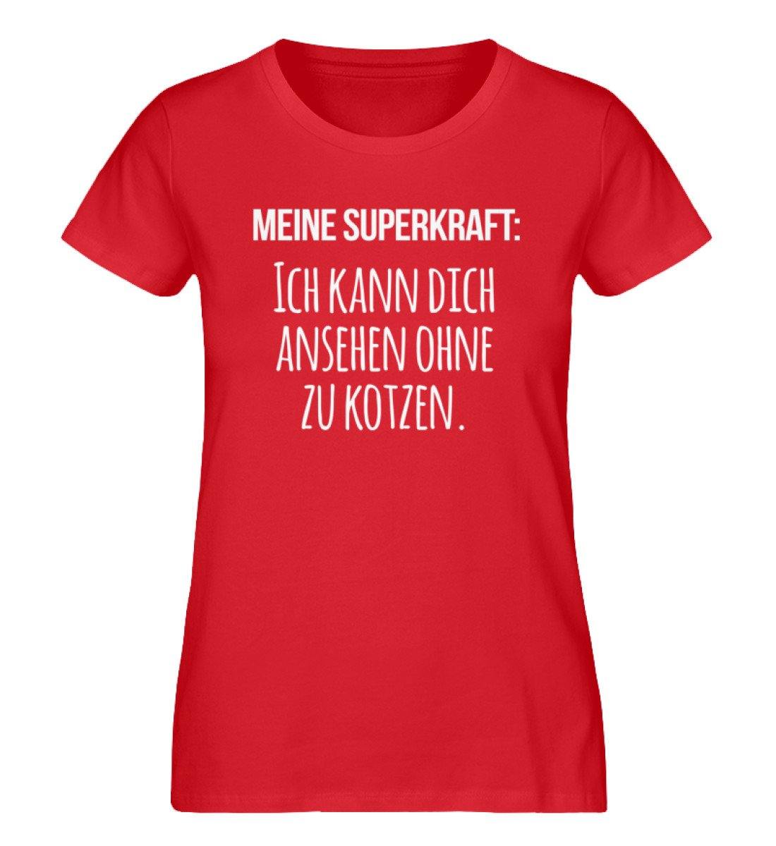 Meine Superkraft: ohne zu kotzen - Damen Premium Organic Shirt