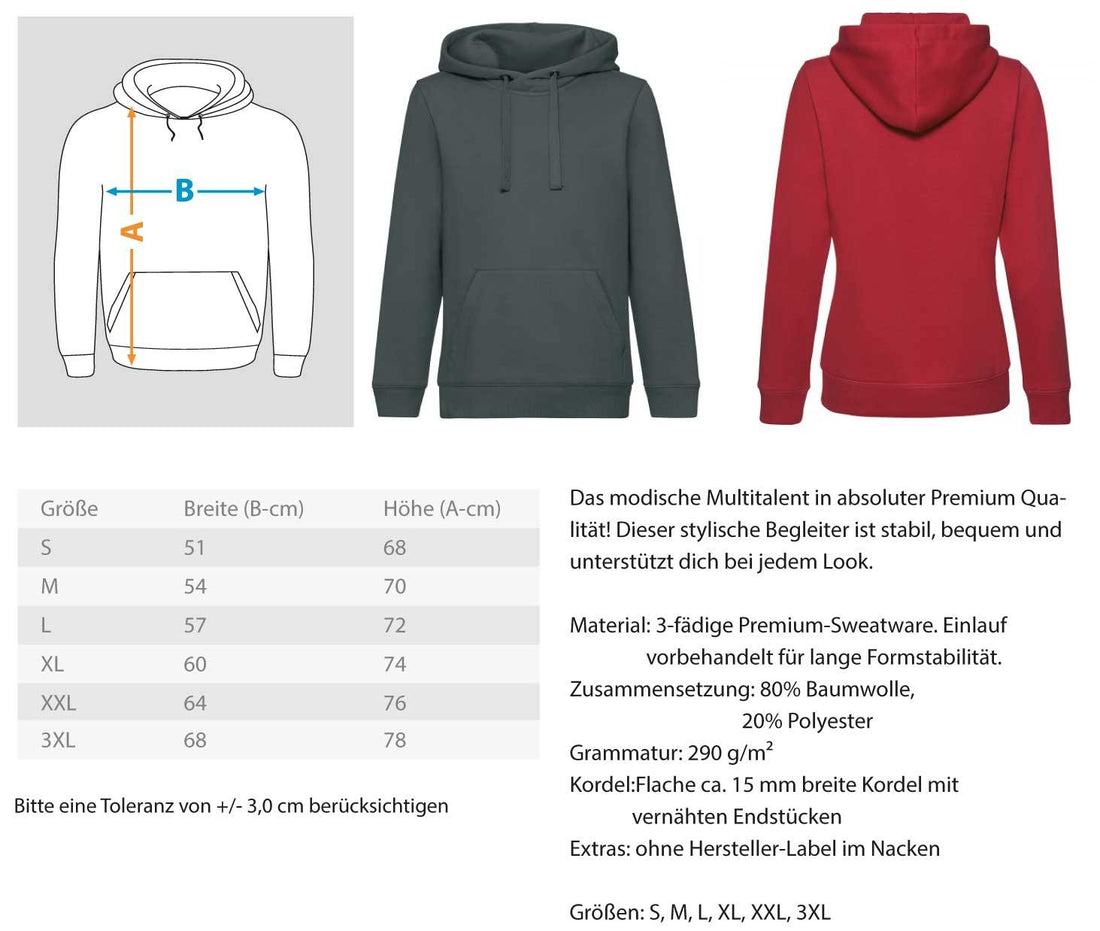 ABCDEFICKDICH - Words on Shirts - Unisex Premium Kapuzenpullover