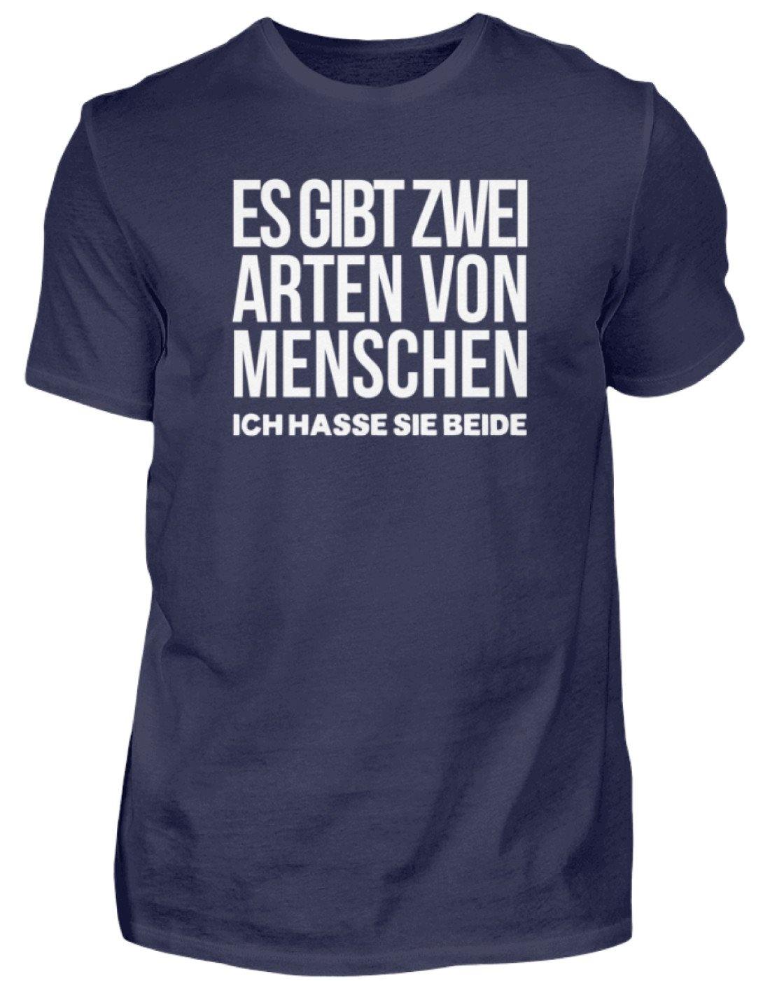 2 ARTEN MENSCHEN - WORDS ON SHIRTS - Herren Shirt