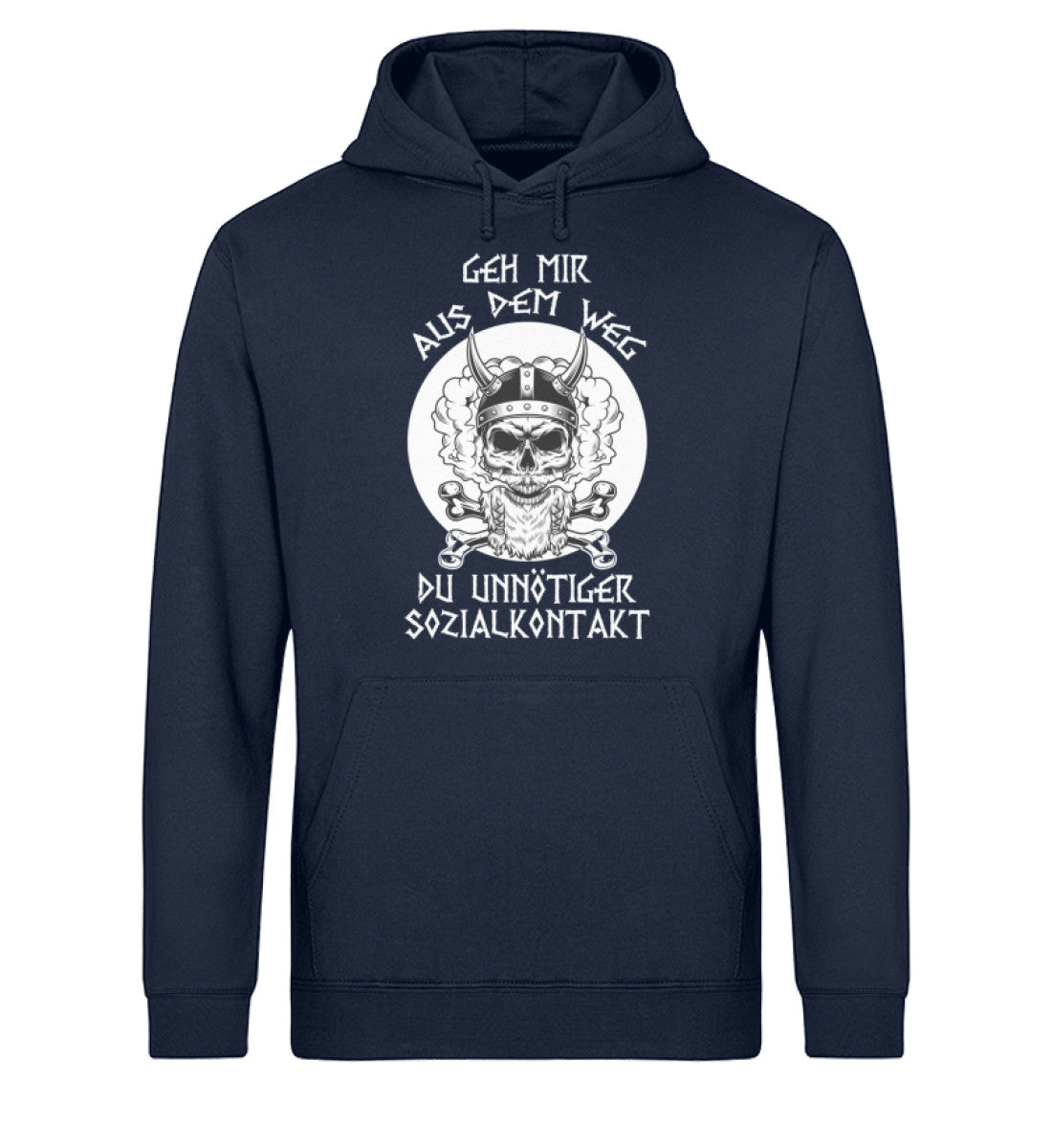 Aus dem Weg - Unnötiger Sozialkontakt - Unisex Organic Hoodie