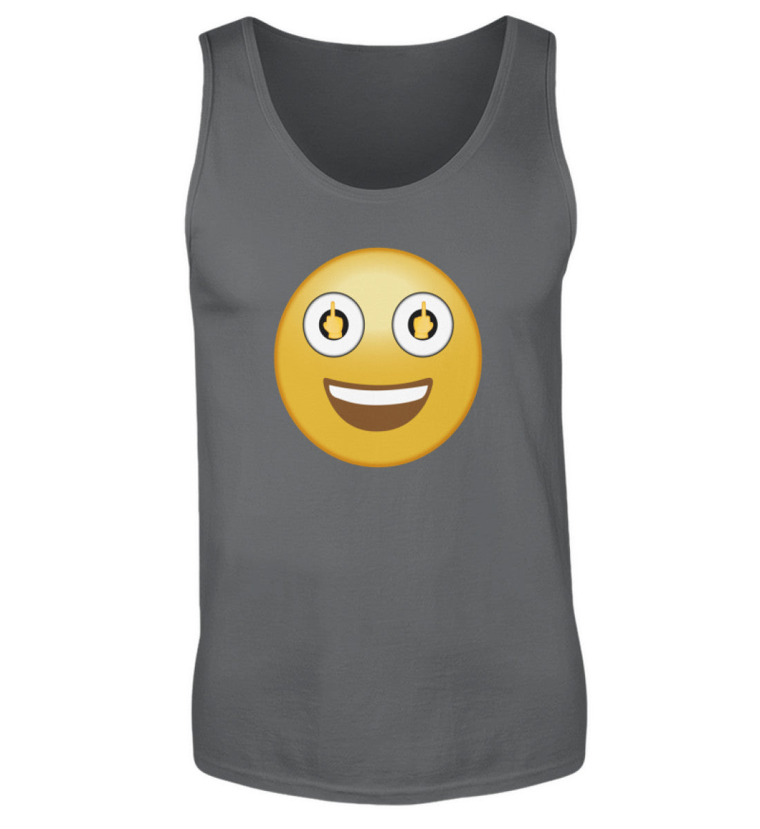 Smiley - Mittelfinger - Herren Tanktop