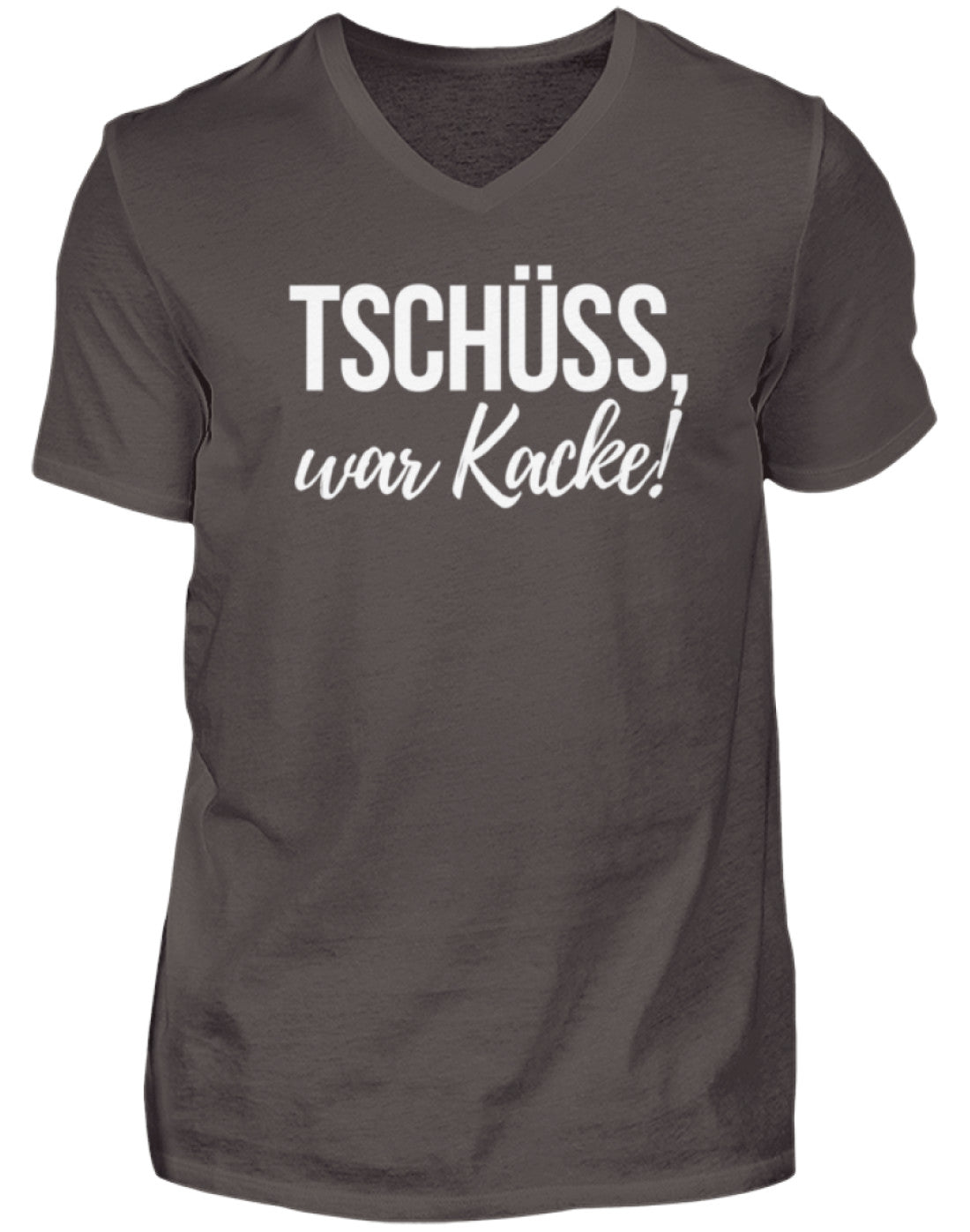 Tschüss, war Kacke! - Herren V-Neck Shirt