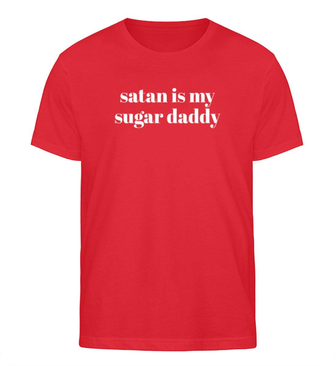 Satan is my sugar daddy - Herren Organic Shirt
