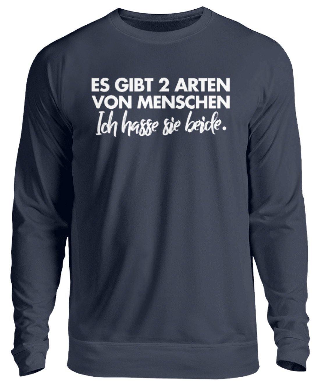 2 Arten von Menschen - Words on Shirts - Unisex Pullover