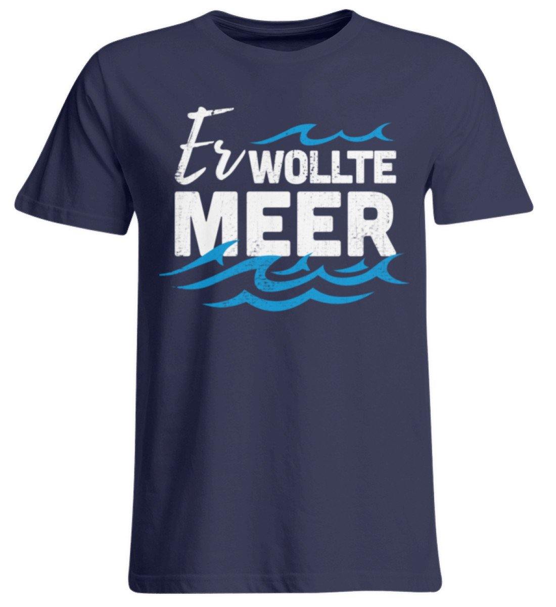 Er wollte Meer - Norddeutsch - Übergrößenshirt