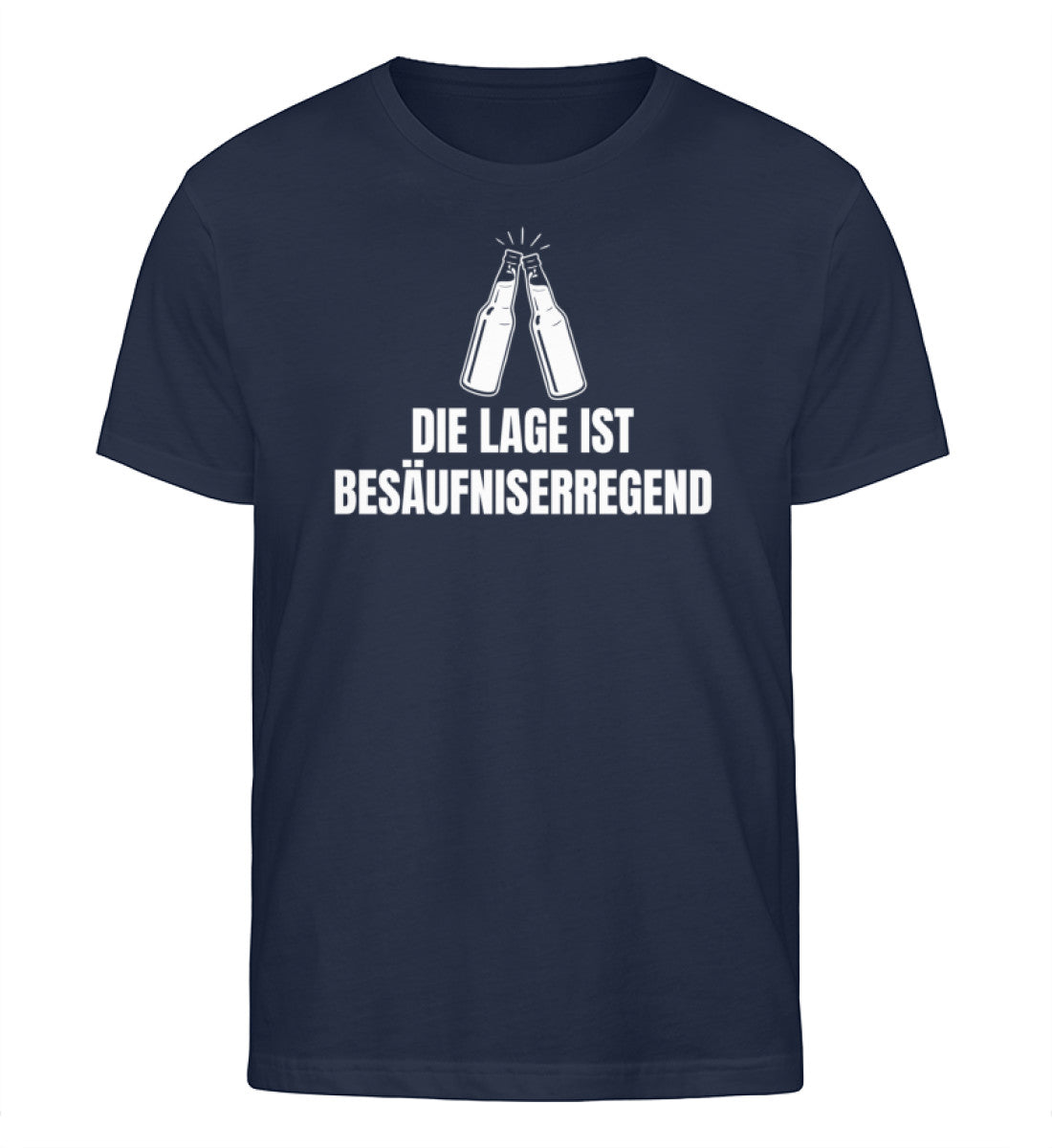 Die Lage ist besäufniserregend - Herren Organic Shirt