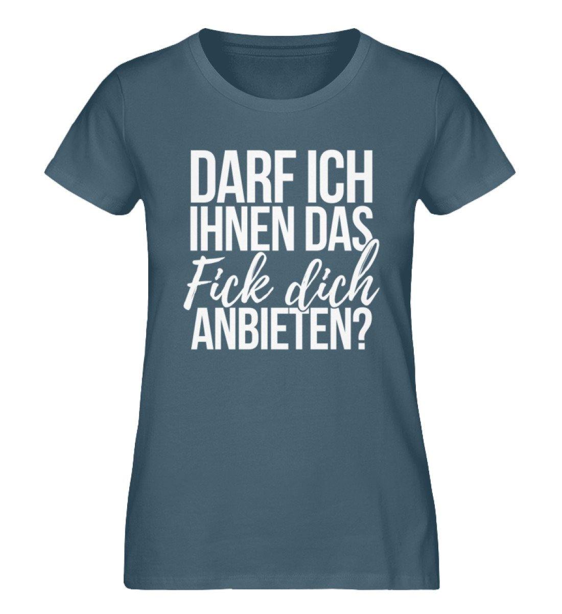 Darf ich ihnen das Fick dich anbieten? - Damen Premium Organic Shirt