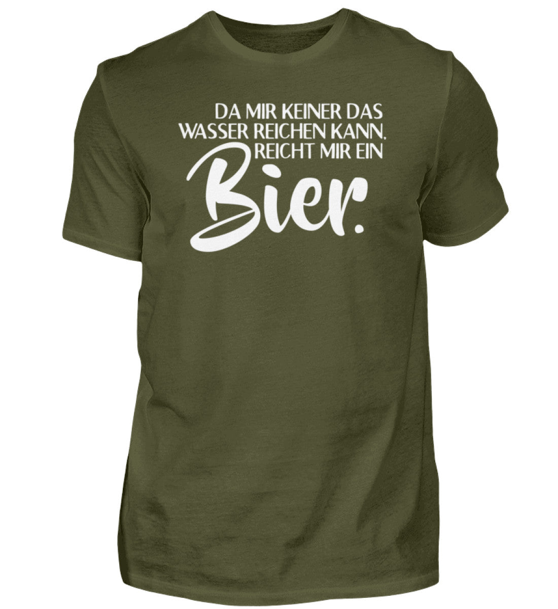 Das Wasser reichen- reicht mir Bier - Herren Shirt
