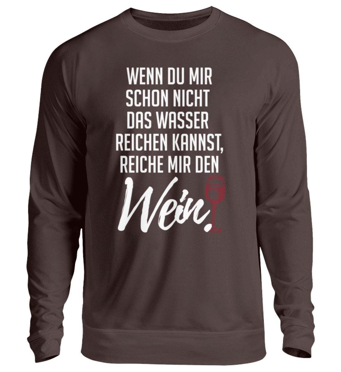 Reiche mir den Wein. - Unisex Pullover