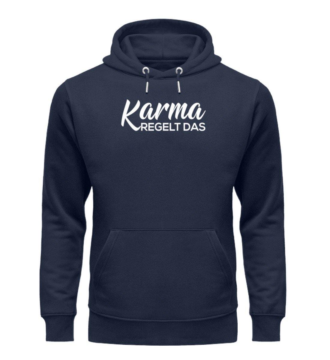 Karma regelt das- Words on Shirts - PR - Unisex Organic Hoodie