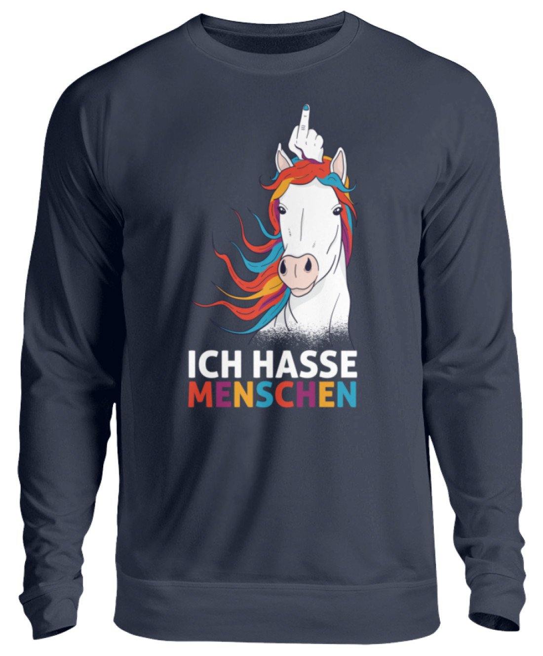 Ich hasse Menschen - Words on Shirts - Unisex Pullover
