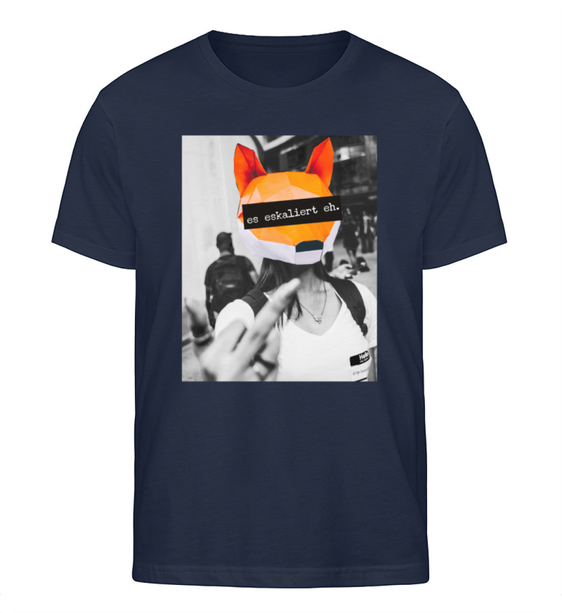 Es eskaliert eh - Words on Shirts - Herren Organic Shirt