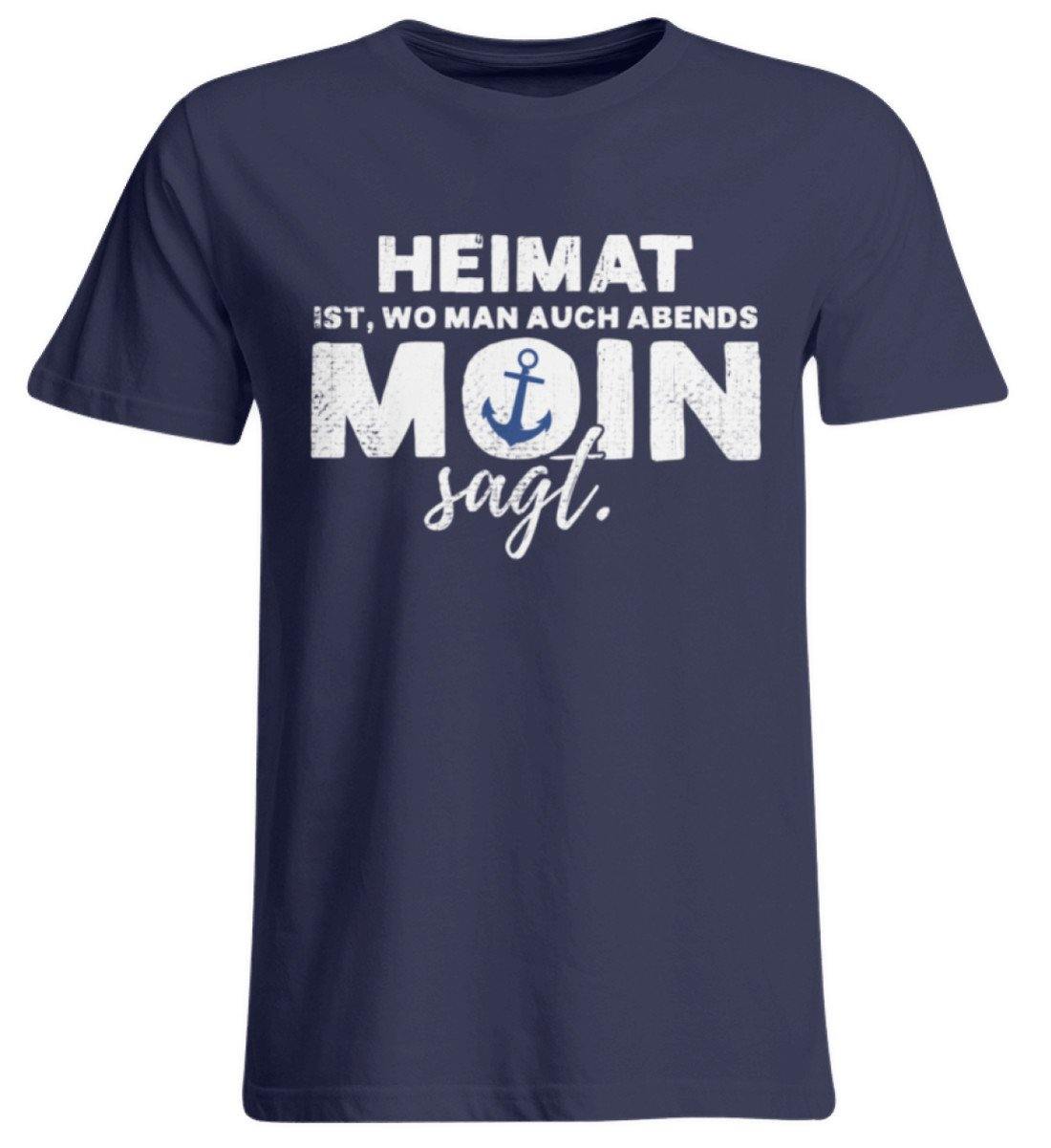 Abends Moin sagt 2 - Norddeutsch - Übergrößenshirt