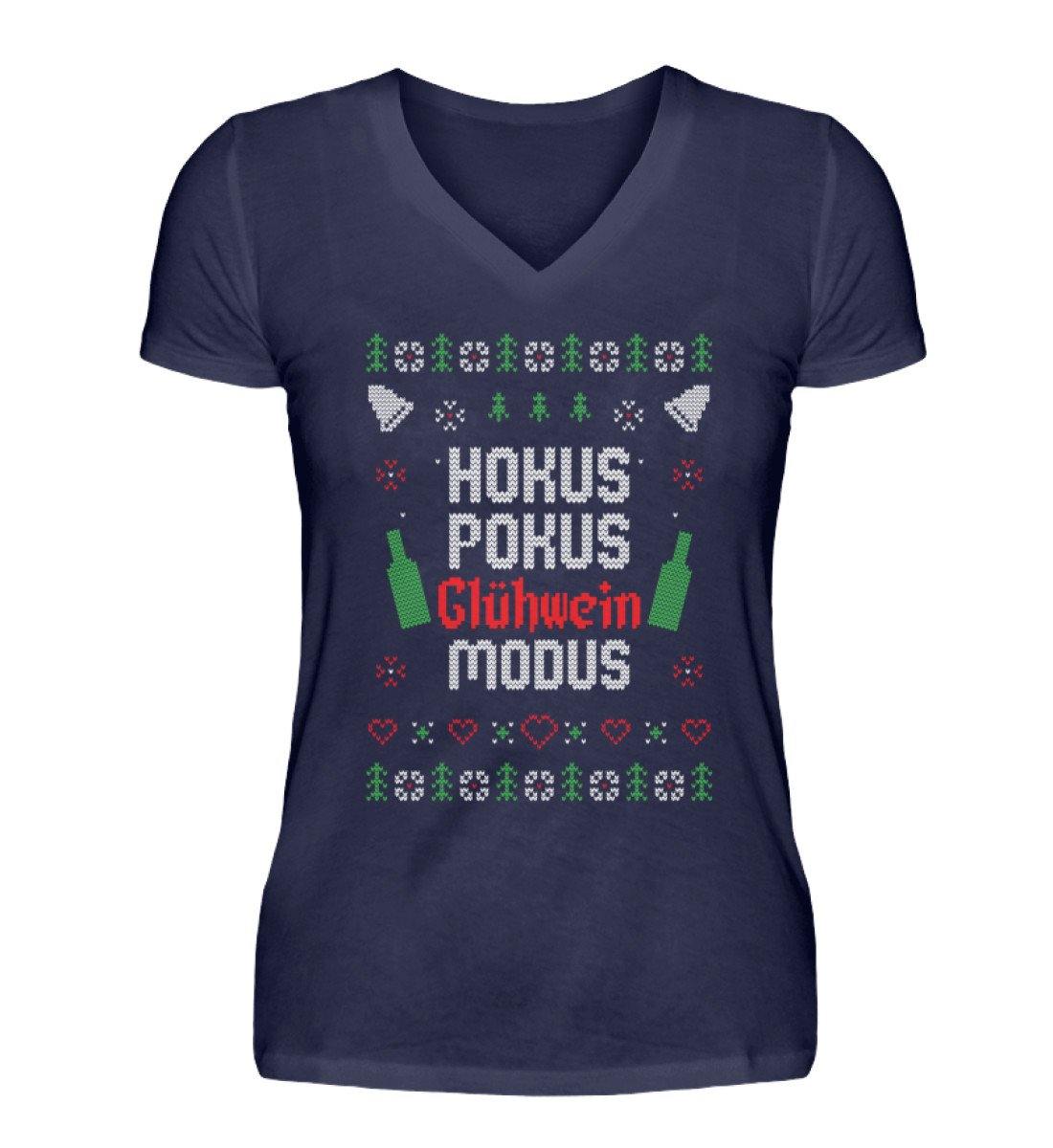 Hokus Pokus Glühwein Modus - V-Neck Damenshirt