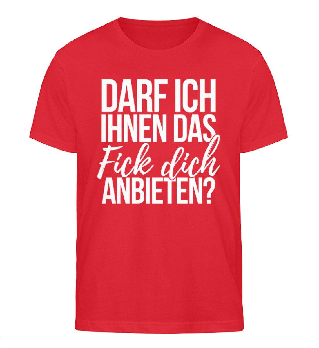Darf ich ihnen das Fick dich anbieten? - Herren Organic Shirt