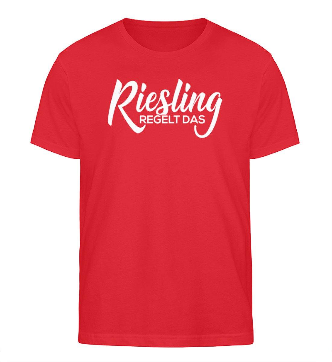 Riesling regelt das - Herren Organic Shirt