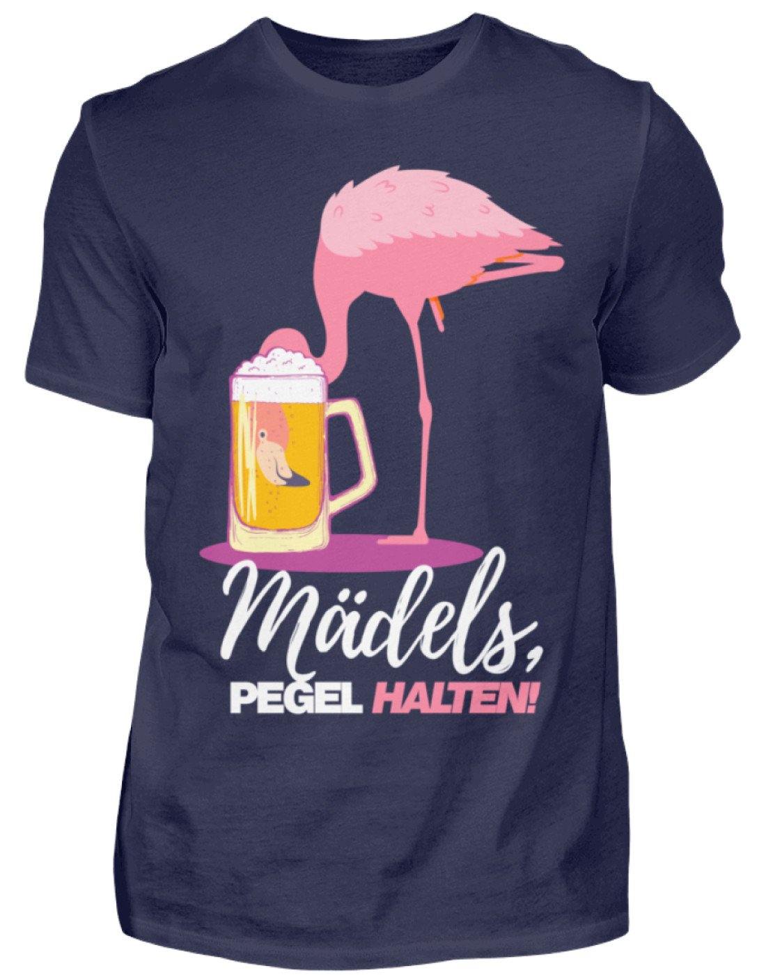 Mädels, Pegel halte - Flamingo - Herren Shirt