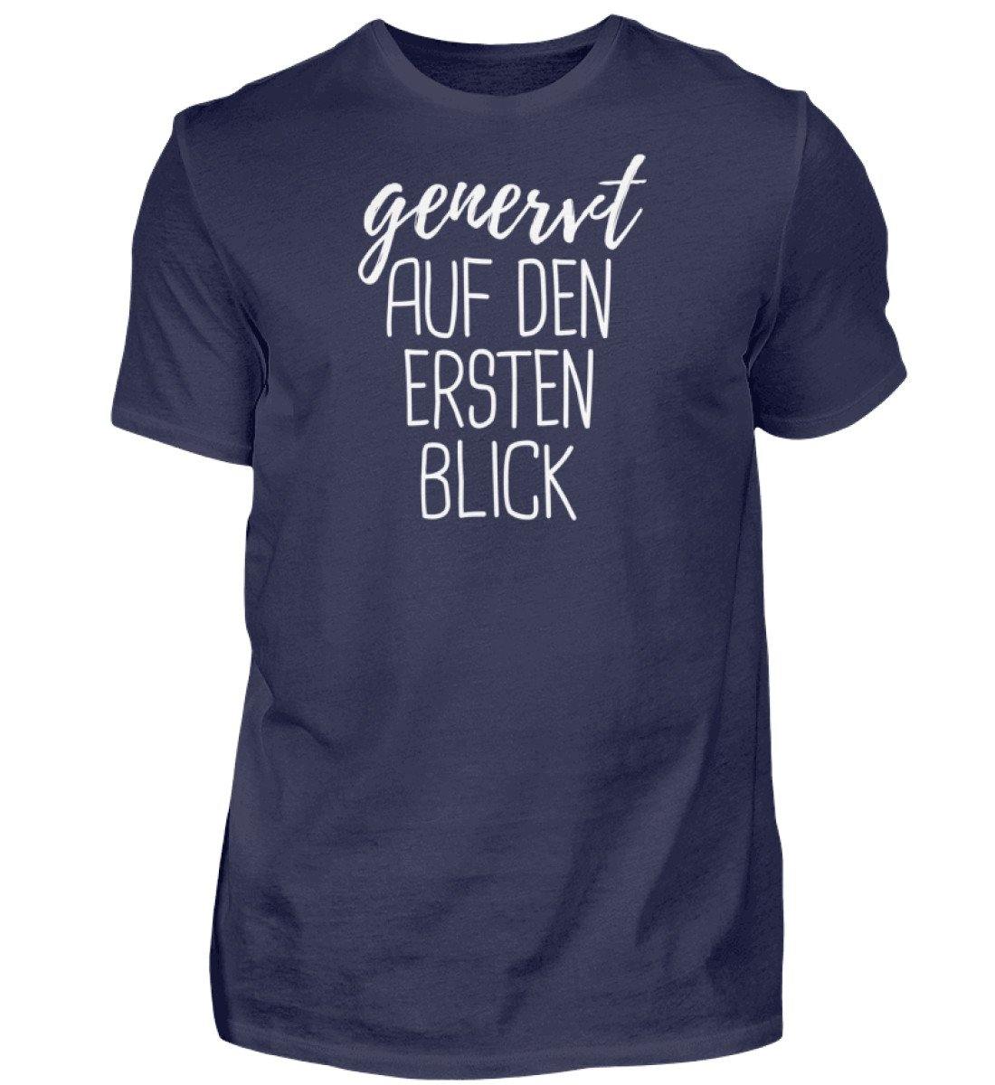 Genervt ersten Blick - Words on Shirts - Herren Shirt