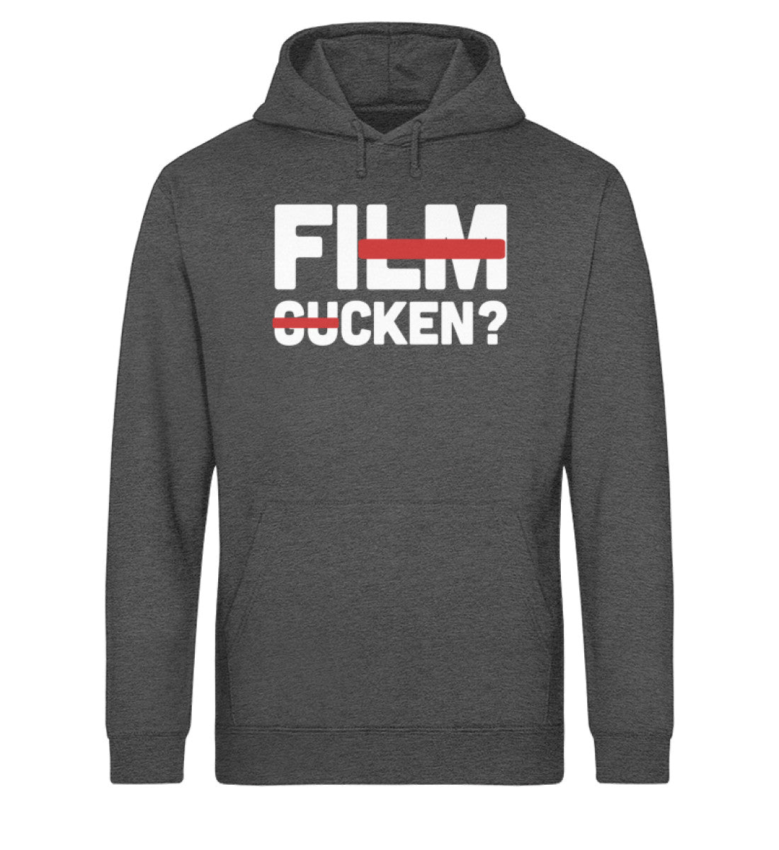 Film Gucken - Fi cken - Unisex Organic Hoodie