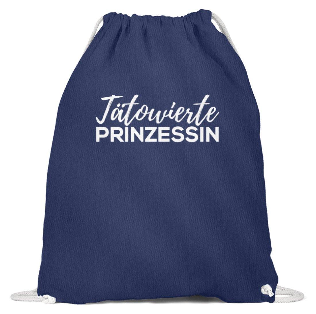 Tätowierte Prinzessin - Words on Shirt - Baumwoll Gymsac
