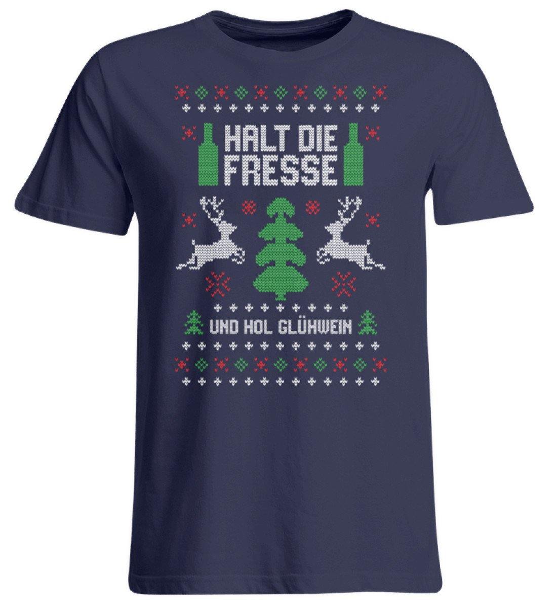 Halt die Fresse - und hol Glühwein - Übergrößenshirt