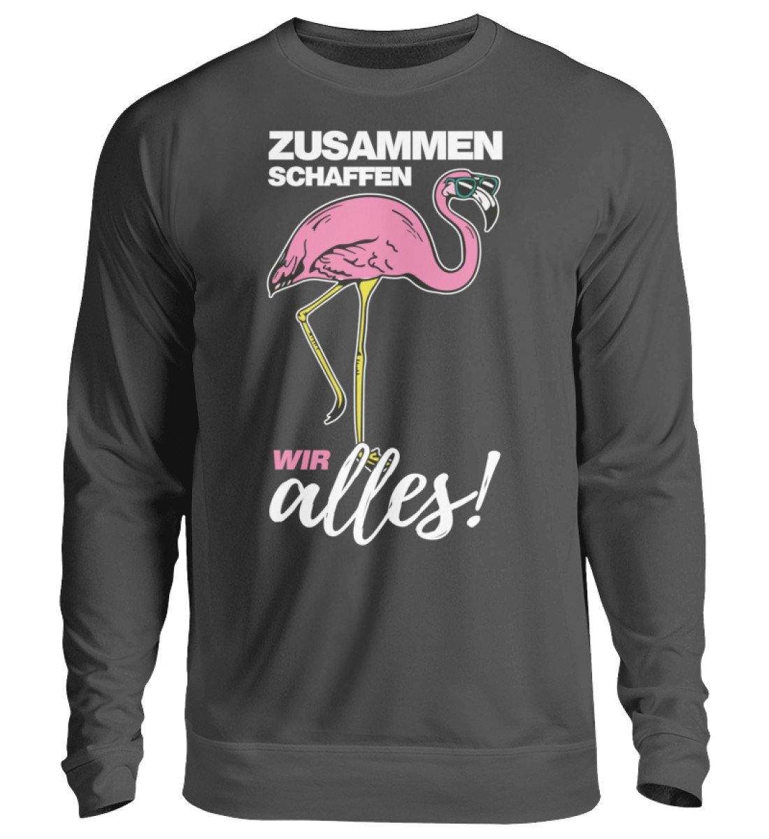 Flamingo - Zusammen schaffen wir alles - Unisex Pullover