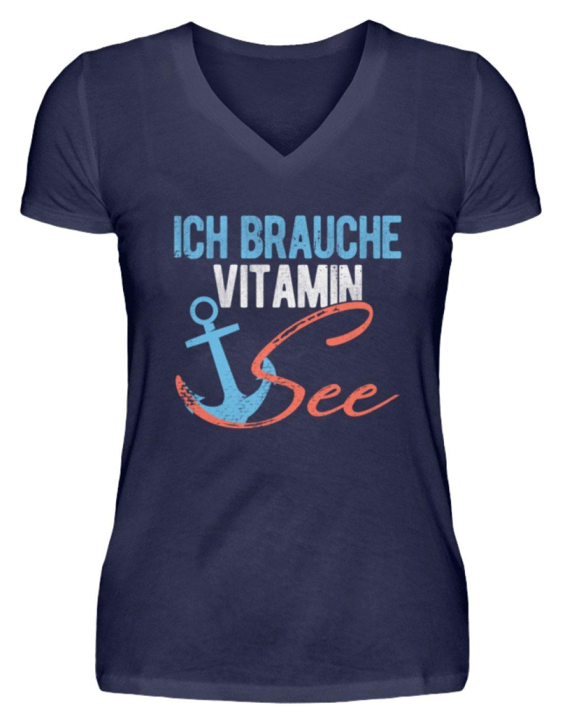 Vitamin See - Norddeutsch - V-Neck Damenshirt