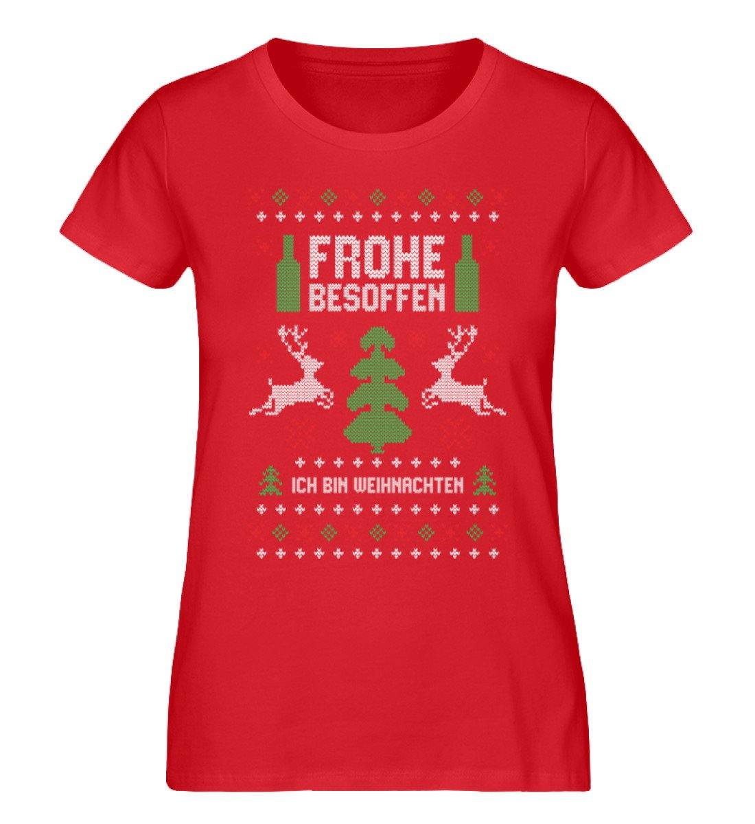 Frohe Besoffen - Ich bin Weihnachten - Damen Premium Organic Shirt