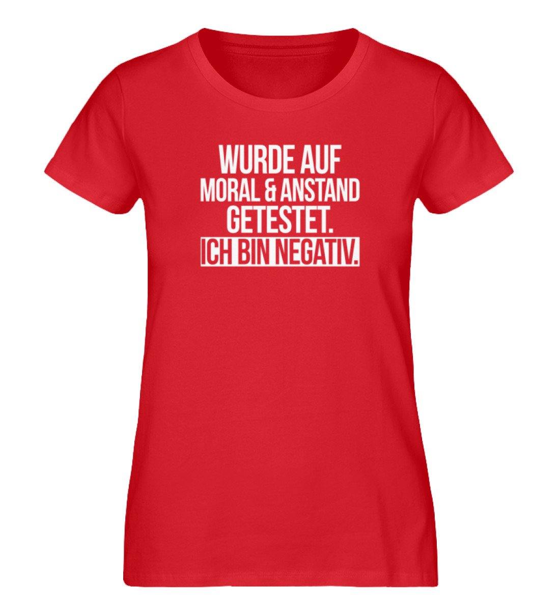 Moral & Anstand getestet - Negativ - Damen Premium Organic Shirt