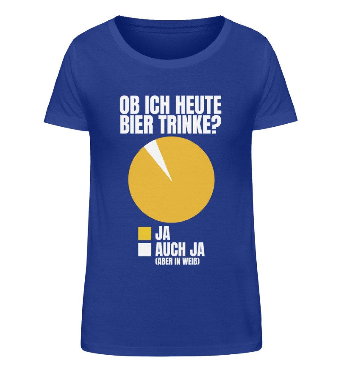 Ob ich heute Bier trinke? Diagram - Damen Organic Shirt