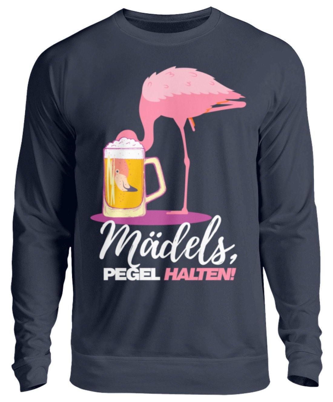 Mädels, Pegel halte - Flamingo - Unisex Pullover