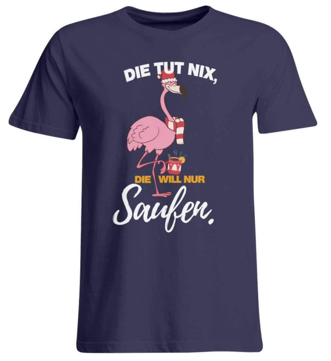 Die tut nix, die will nur Saufen - XMAS - Übergrößenshirt