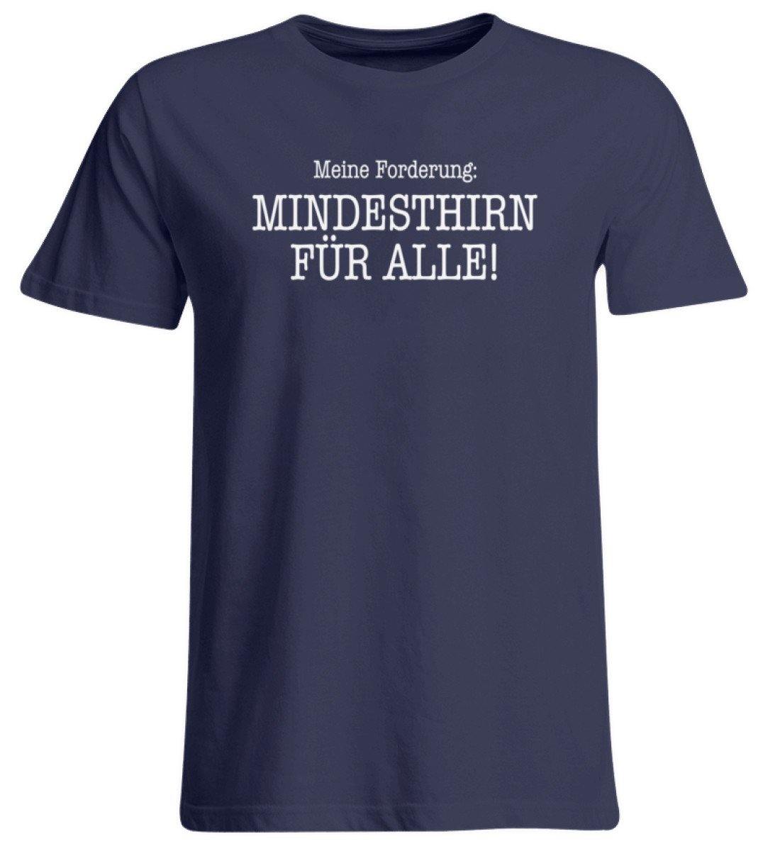 Mindesthirn für alle! - Übergrößenshirt