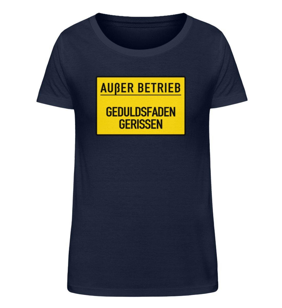 Außer Betrieb - Geduldsfaden gerissen - Damen Organic Shirt