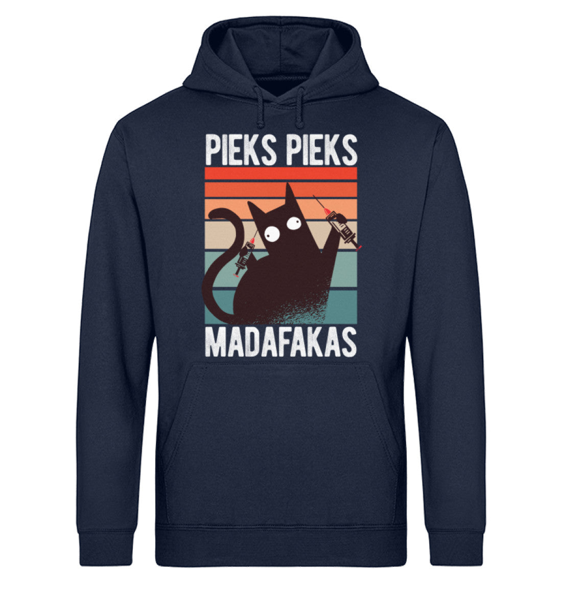 Pieks Pieks Madafakas - Unisex Organic Hoodie