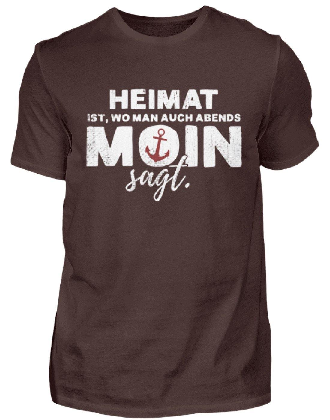 Abends Moin sagt - Norddeutsch - Herren Shirt