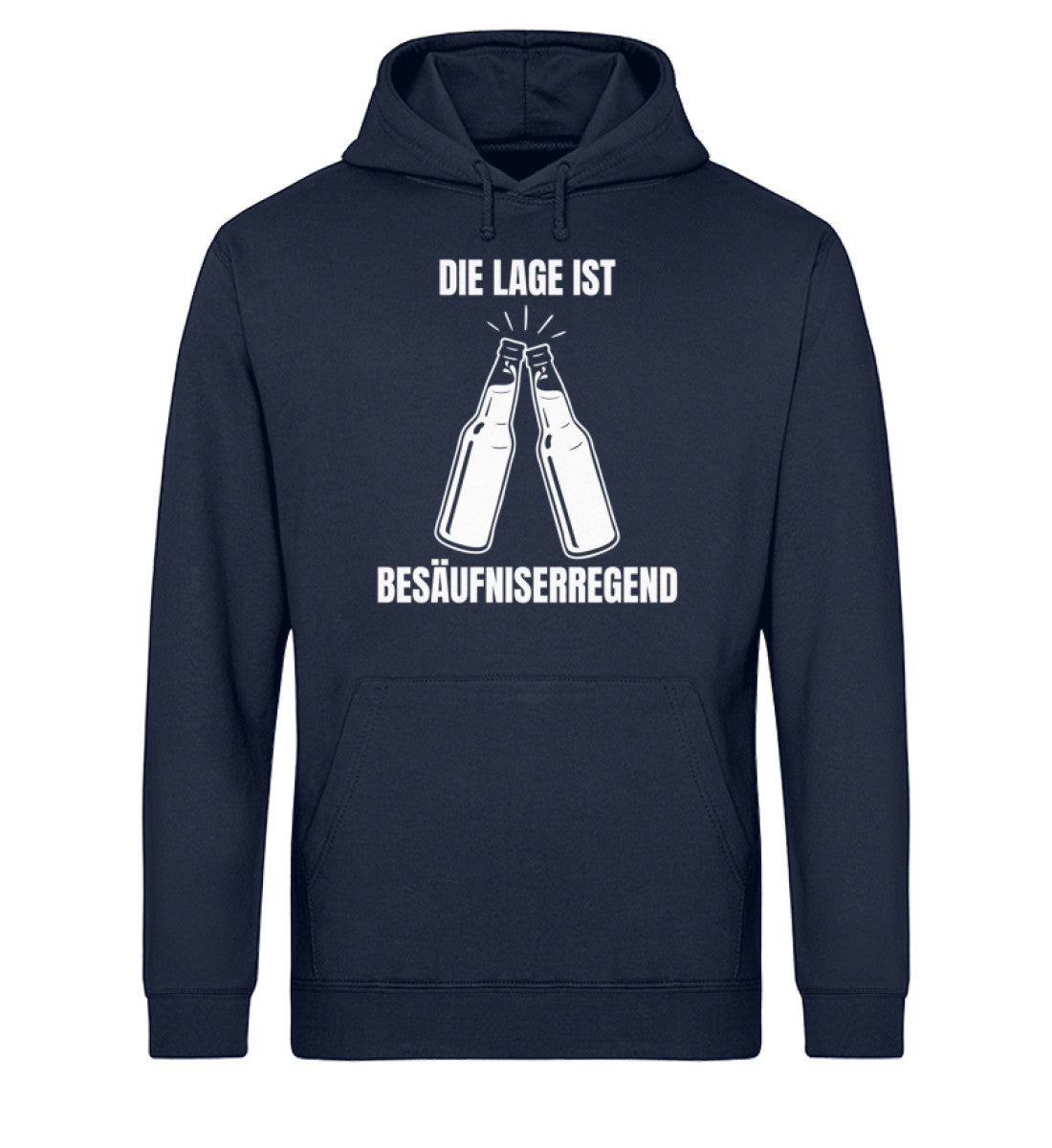 Die Lage ist besäufniserregend - Unisex Organic Hoodie