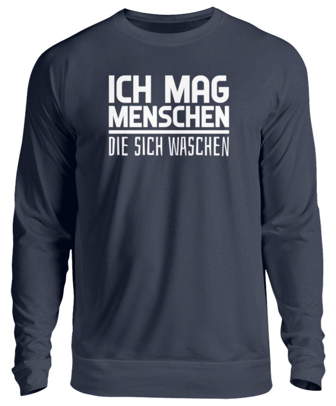 Ich mag Menschen - Words on Shirts - Unisex Pullover
