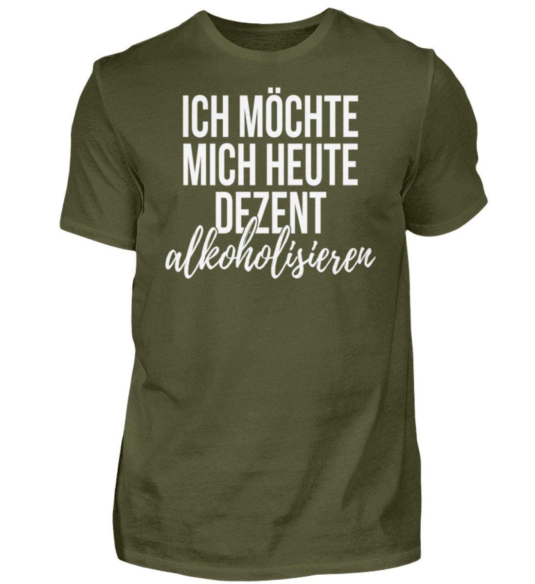 Ich möchte mich dezent alkoholisieren - Herren Shirt