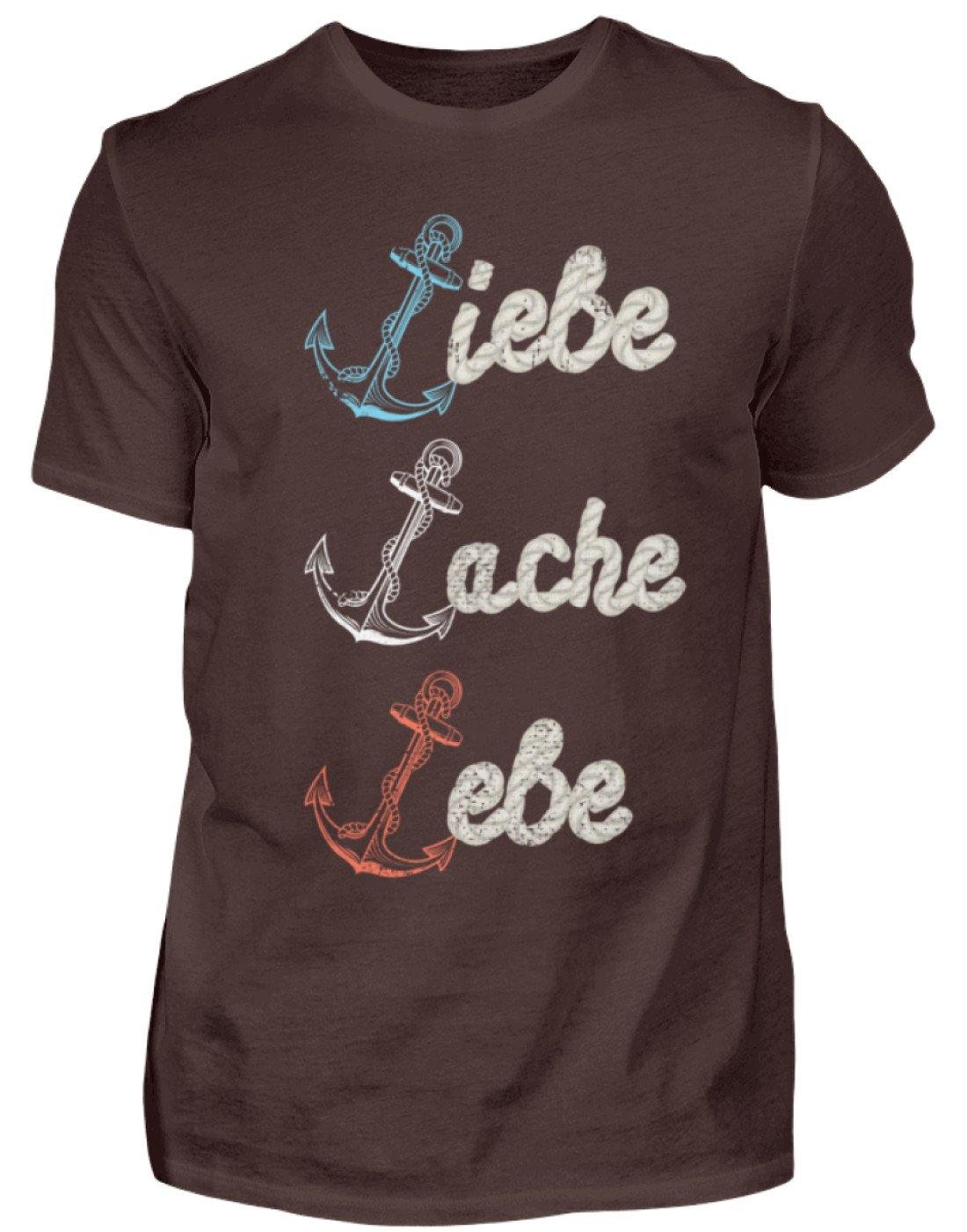 Liebe Lache Lebe - Norddeutsch - Herren Shirt