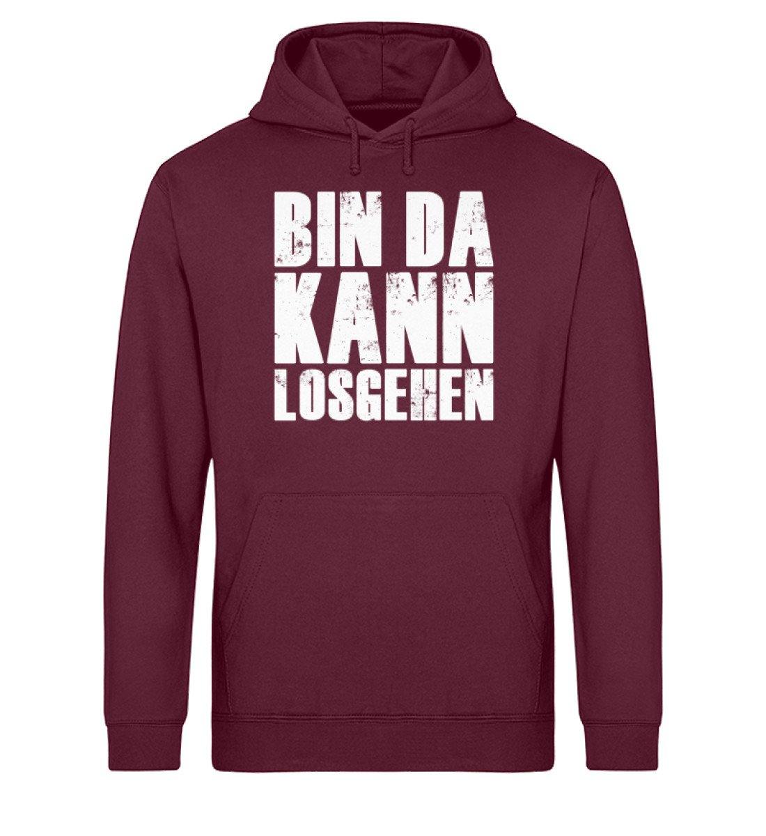 Bin da kann los gehen - Unisex Organic Hoodie