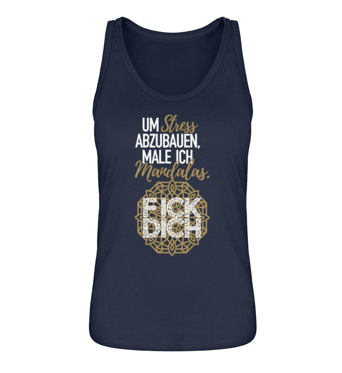 Um Stress abzubauen male ich Mandalas - Damen Premium Organic Tanktop ST/ST