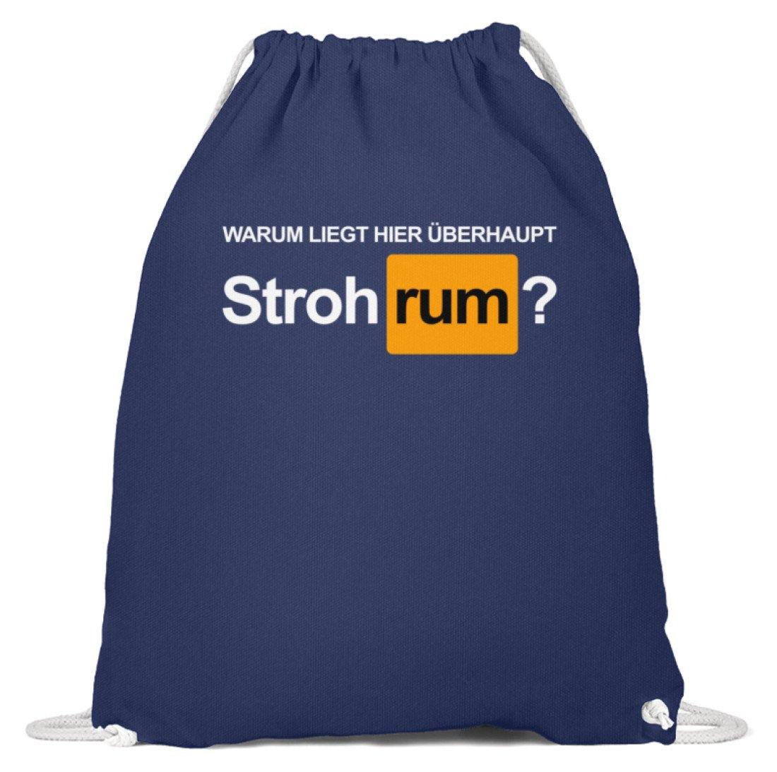 Stroh rum - Words on Shirts - Baumwoll Gymsac