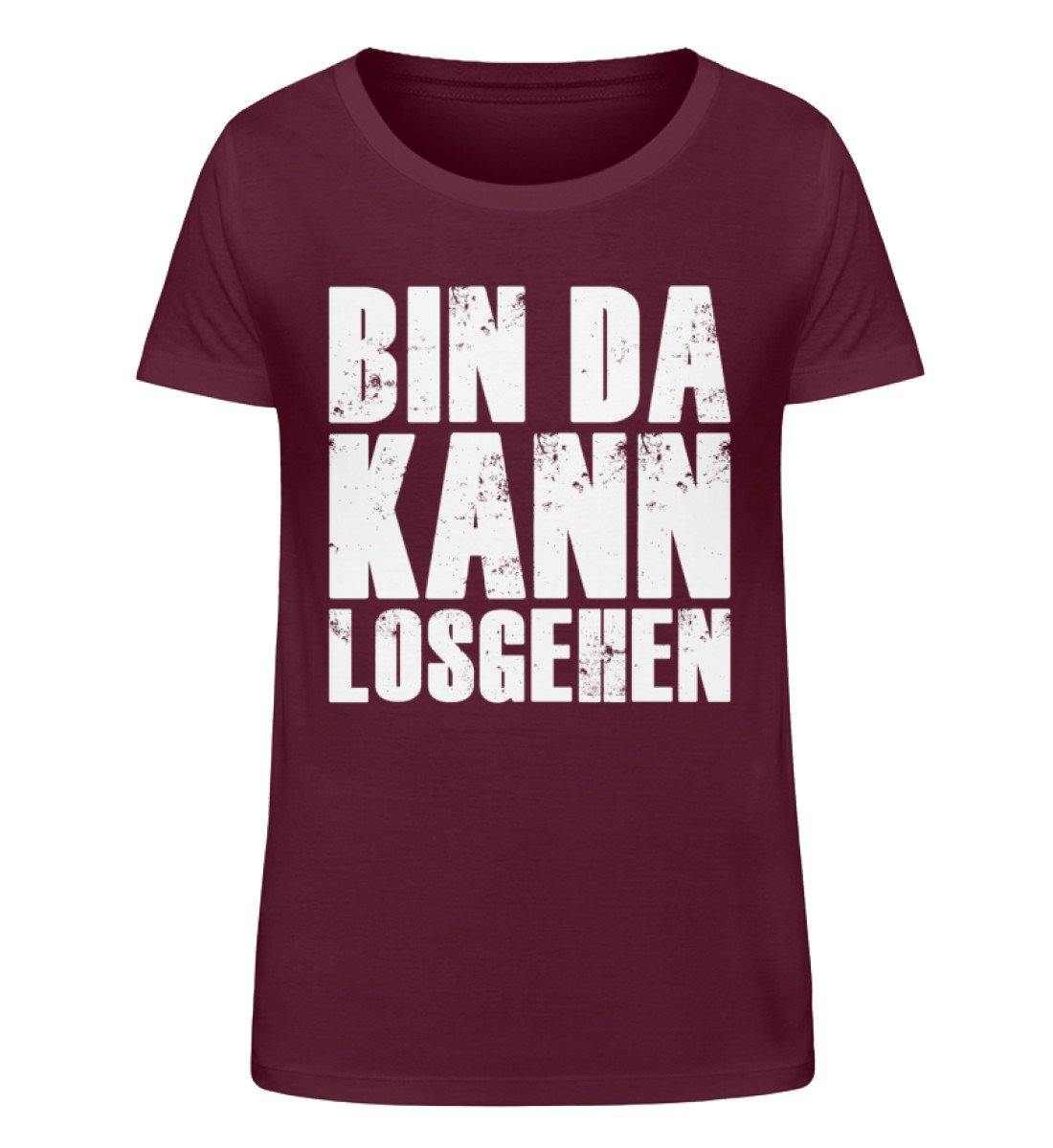 Bin da kann los gehen - Damen Organic Shirt