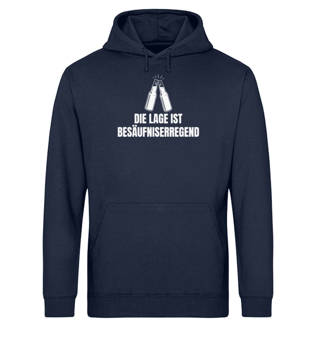 Die Lage ist besäufniserregend - Unisex Organic Hoodie