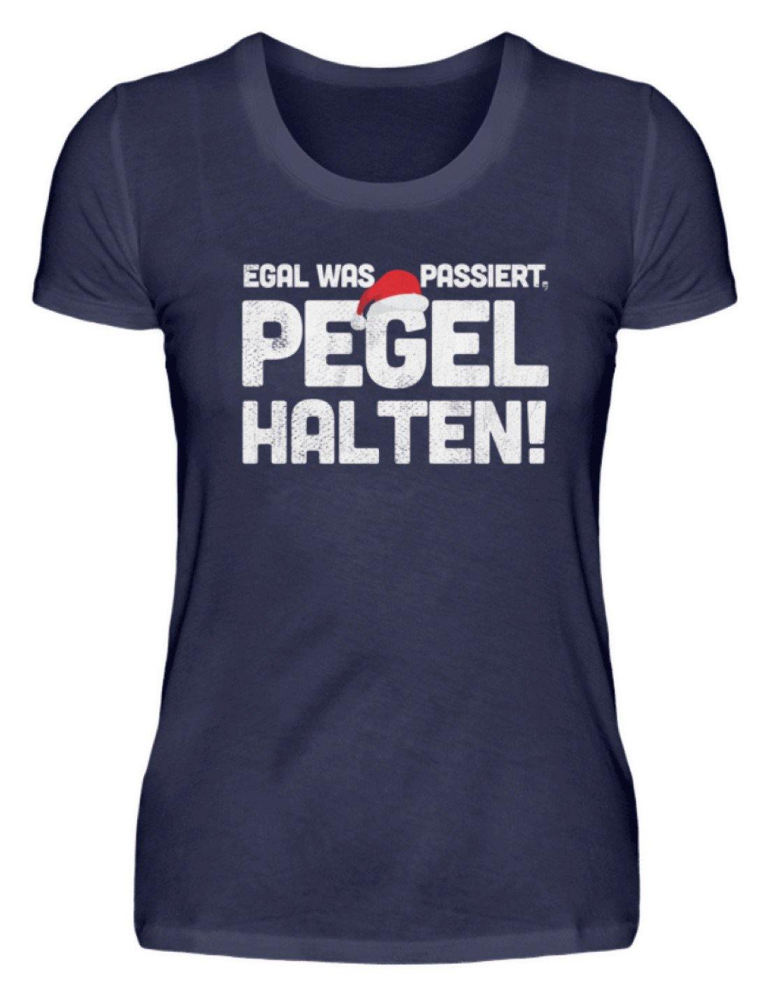 Pegel halten Weihnachten Words on Shirts - Damenshirt