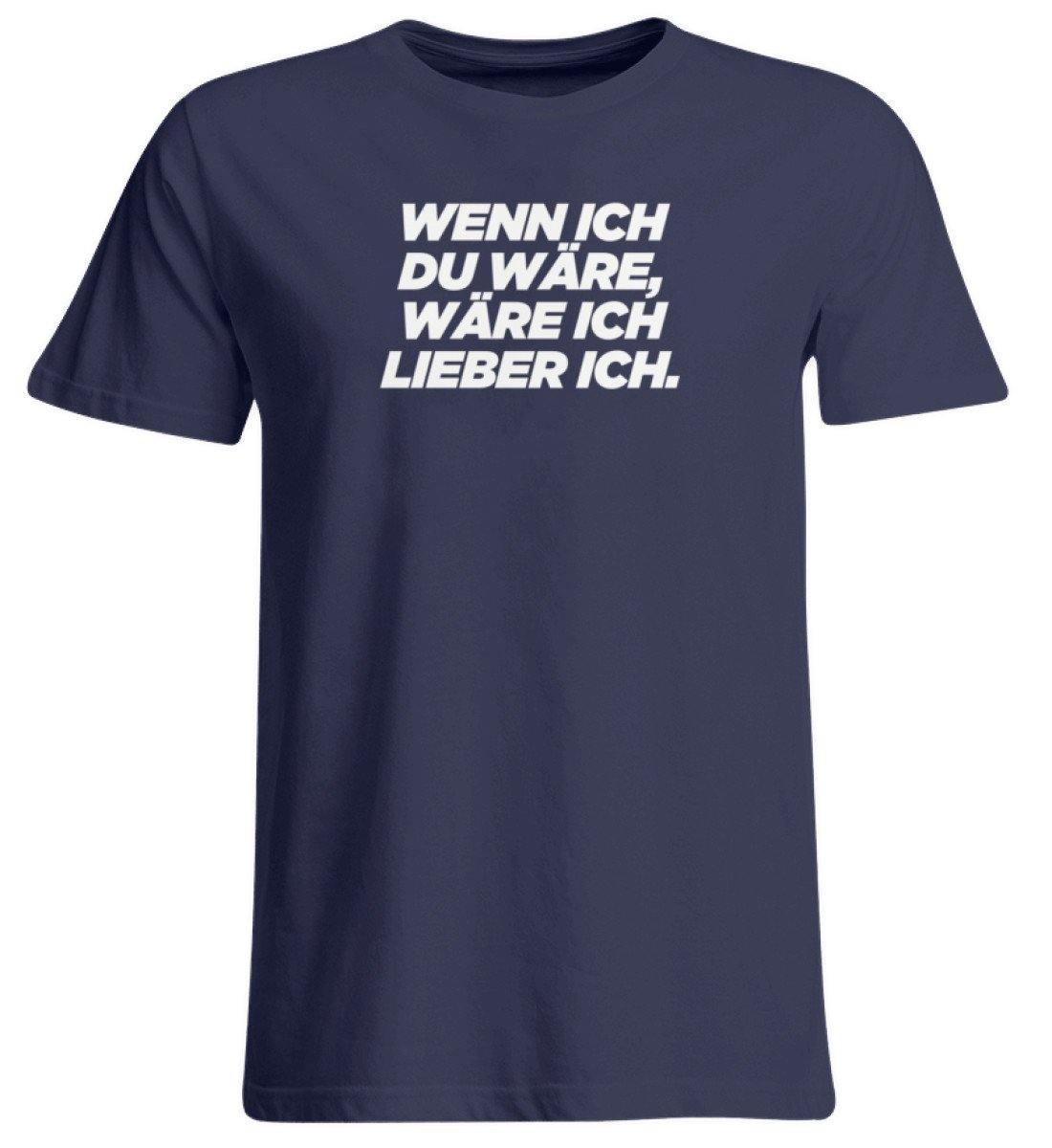Wenn ich du wäre - Words on Shirts - Übergrößenshirt